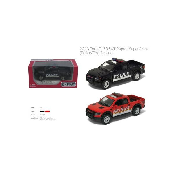 

Машина метал. "Kinsmart" "FORD F-150 SVT RAPTOR SUPERCREW", в кор. 16*8,5*7,5см