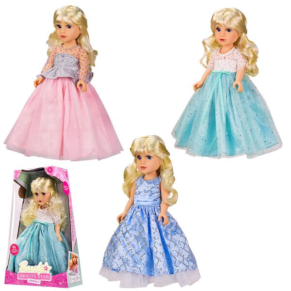 

Кукла Beauty Star Models 45см, 3 вида,.укр.яз., в кор. 33*13*51см (6шт)