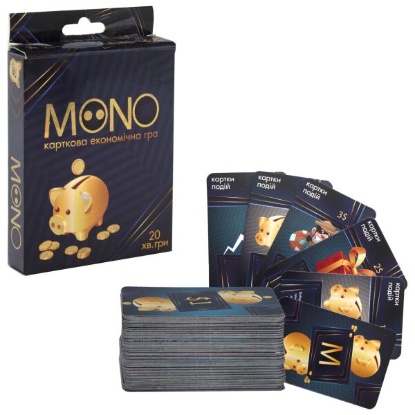 

Карточная игра "Mono", украинская , в кор. 13,5*9*2,2см, ТМ Стратег, Украина (62шт)