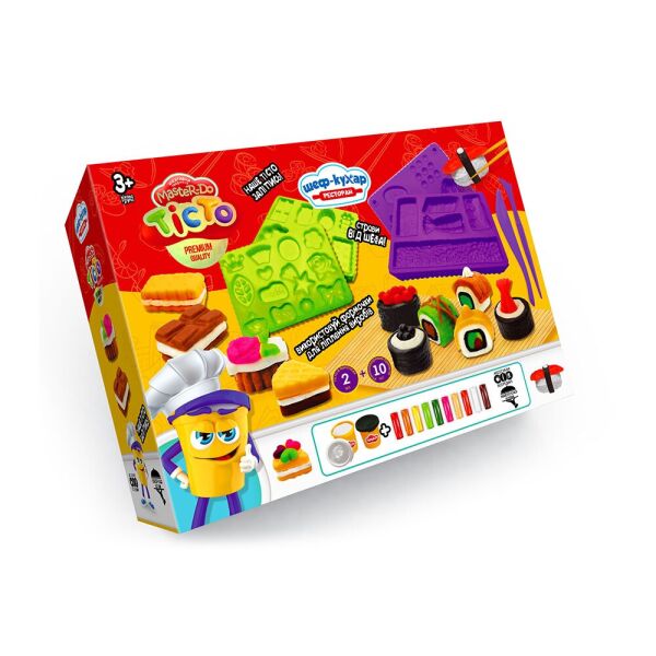 

Тесто для лепки «Master Do. Шеф -кухар. Ресторан», украинский (6шт)