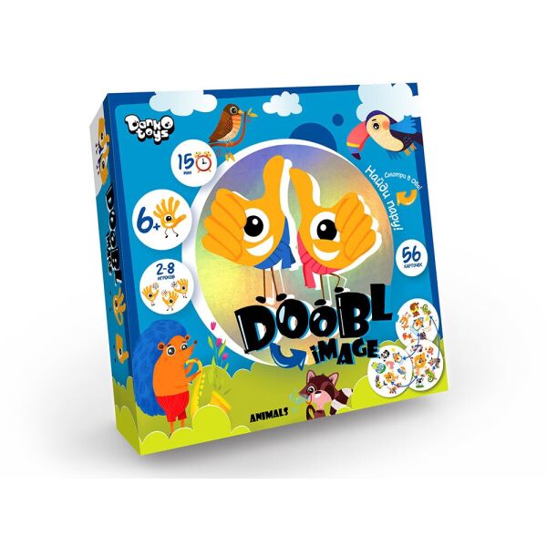 

Игра настольная, большая "Doobl Image", развлекательная, русская, в кор.19*4*19см (8шт)