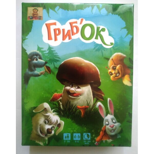 

Игра карточная "Грибок", 84 игровых карт, в кор. 16*13*3см, ТМ Bombat Game, Украина