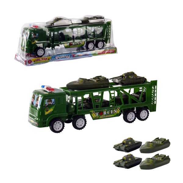 

Трейлер машинки в комплекте, 29,5*7,5*9см, под слюдой 31,5*8*12,5см (96шт/2)