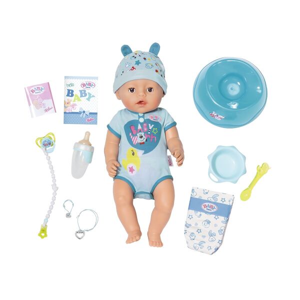 

Пупс функц. "ZAPF" BABY BORN "Нежные объятия" ОЧАРОВАТЕЛЬНЫЙ МАЛЫШ, с аксес., в кор. 38*32*18см(3шт)