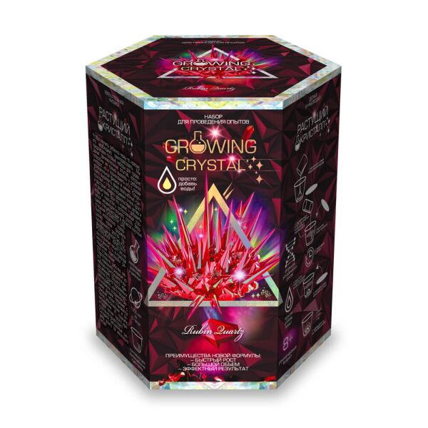 

Набор для проведения опытов "Growing Crystal 3", рус., в кор. 14*12*10см (8шт)