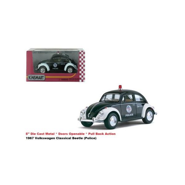 

Машина метал. "Kinsmart" "VOLKSWAGEN CLASSICAL BEETLE" инерц., 12см, 1:32, в кор. 16*7,5*8см (96шт)