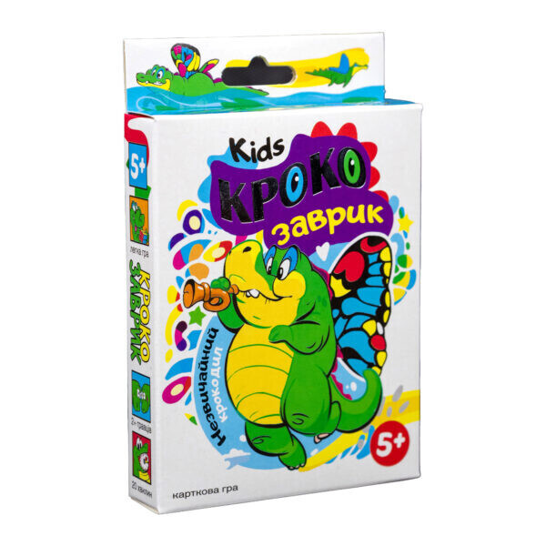 

Карточная игра "Крокозаврик", на украинском. в кор. 14*9,3*2,2см, ТМ Стратег, Украина