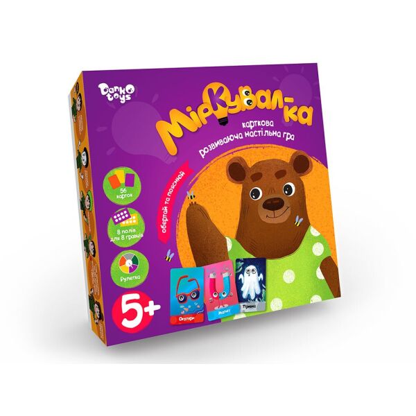 

Игра настольная "Міркувал-ка", укр. в кор. 25*4*25см (10шт)
