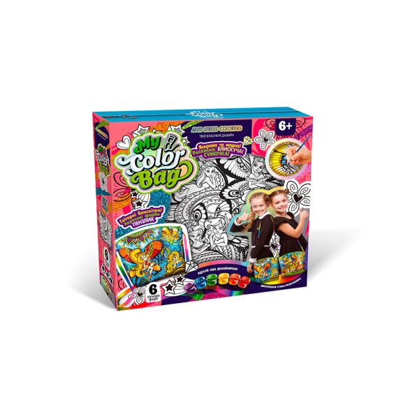 

Набор для творчества "My Color Bag", сумка-раскраска, мини, украинский, в кор. 24*6*24см (5шт)