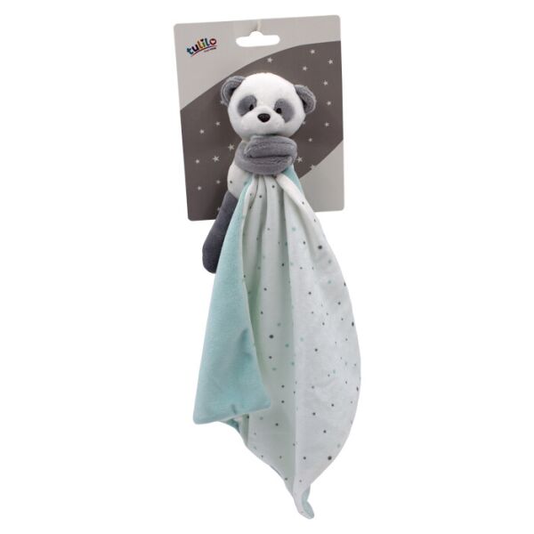 

Игрушка-обнимашка "Панда", ментол, 35см, на планш. 16*13см, ТМ Tulilo, Польша