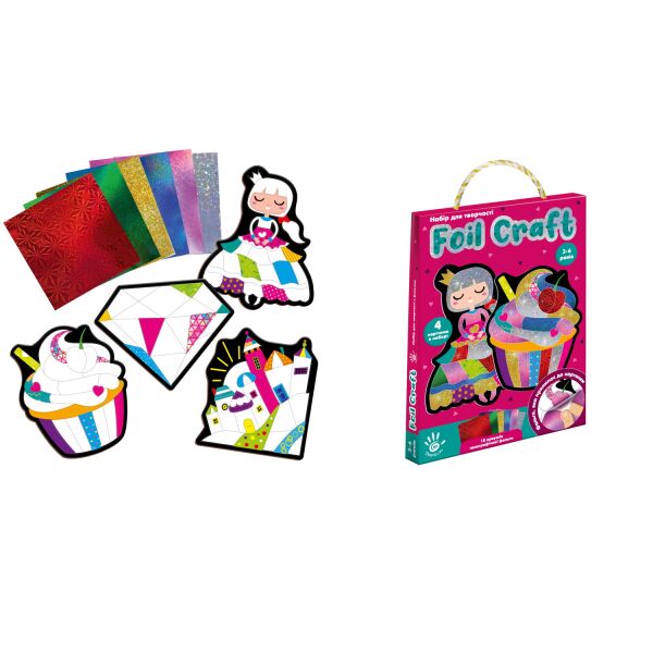 

Набор для творчества "Foil Craft. Принцесcа", в кор.30*22*2см