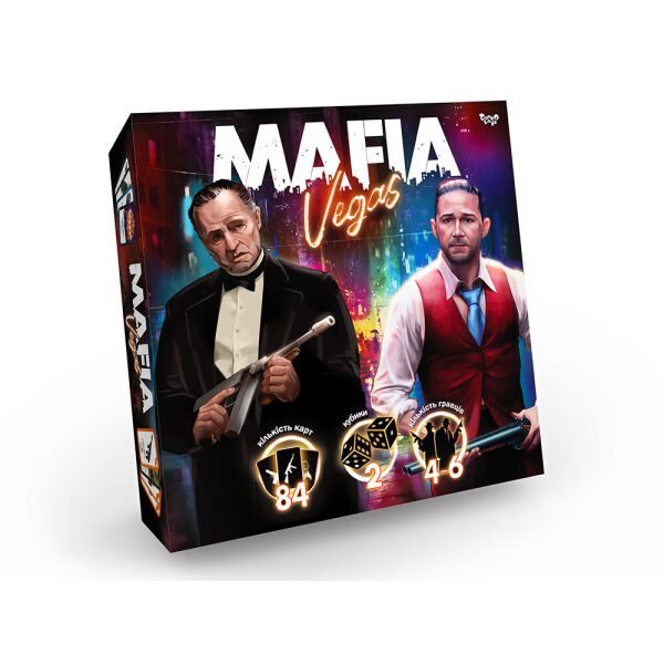 

Игра развлекательная "MAFIA. Vegas", украинская (10шт)