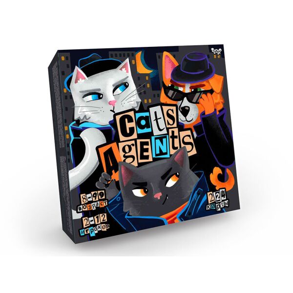 

Игра развлекательная "CATS AGENTS", русская (10 шт)