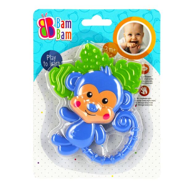 

Погремушка "Обезьянка", планшет 21*15см, ТМ Bam Bam, Польша