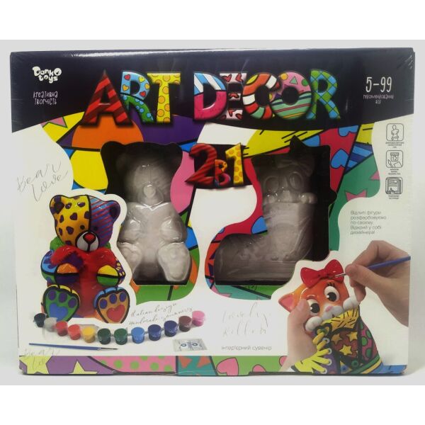 

Креативное творчество "ART DECOR" 2 в 1, украинский, в кор. 29*7*24см (5шт)