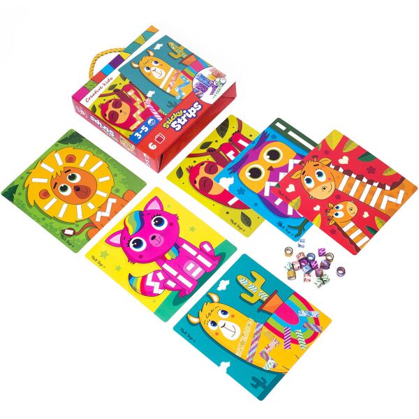 

Набор для творчества "Sticky strips. Лама" (укр), в кор. 23*24*5см, Украина, ТМ Влади Тойс