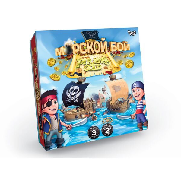 

Настольная игра "Морський бій. Pirates Gold", рус., в кор.25*25*4см (10шт)