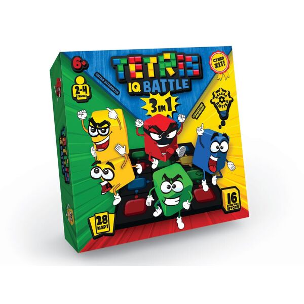 

Игра развлекательная "Tetris IQ battle 3in1", украинский, в кор. 25*4*25см (10шт)