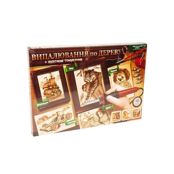 

Выжигание по дереву + художественное тонирование, (укр.) в кор. 37*26*4см (6шт)