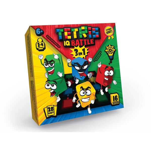 

Игра развлекательная "Tetris IQ battle 3in1", русский, в кор. 25*4*25см (10шт)