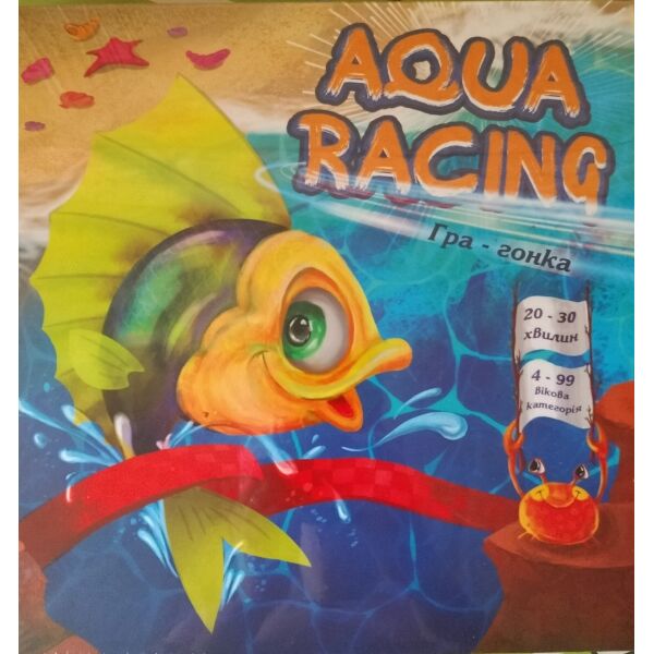 

Настольная игра "Agua racing", украинская , в кор. 33*32*4,5см, ТМ Стратег, Украина (13шт)