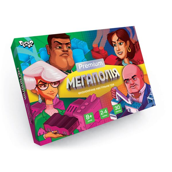 

Игра настольная развлекательная "Мегаполия Premium", украинская, в кор. 39*29*5см (5шт)