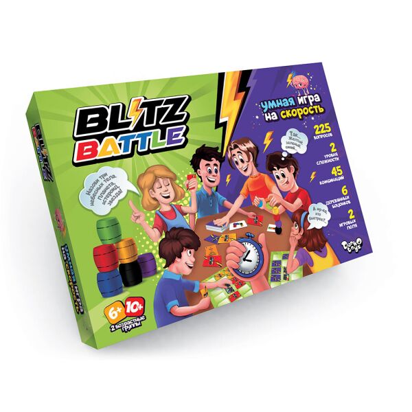 

Игра настольная развлекательная "Blitz Battle", русская, в кор. 37*26*5см (10шт)