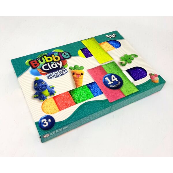 

Набор для творчества BUBBLE CLAY, 14 цветов, русский (12шт)