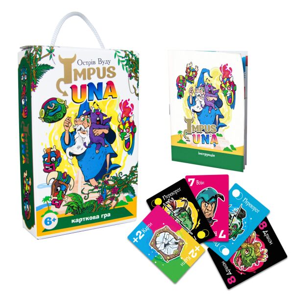 

Карточная игра "Impus Una" (укр), в кор. 18,7*12*4,5 см, ТМ Стратег, Украина (62шт)