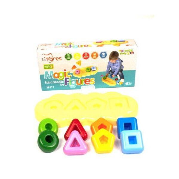 

Развивающие игрушка "Магические фигуры" 8эл., в кор. 35*16*7см, ТМ Wader
