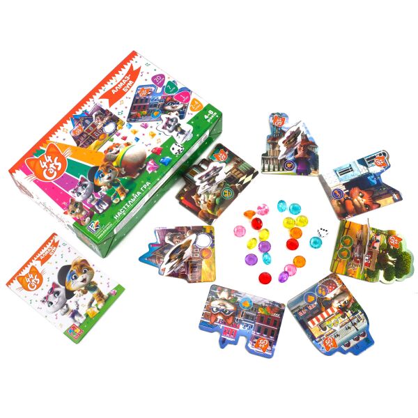 

Игра настольная "44 Коти. Алмаз-Бум", укр. в кор. 28*6*19см, Украина, ТМ Влади Тойс