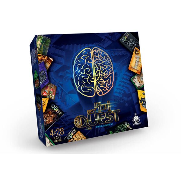 

Карточная игра "Best Quest 4in1", рус., в кор. 19*19*4см (10шт)