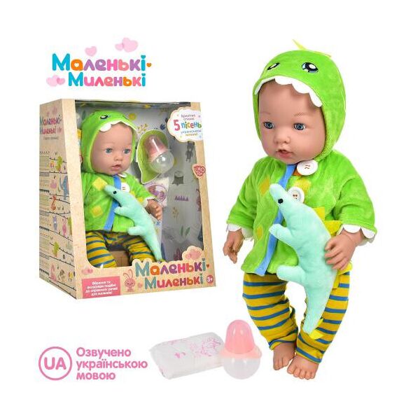 

Пупс 40см, пьет-писает, муз(укр), 5 песен, бутылоч, подгузн, бат-таб, в кор. 30*38*21см(12шт)