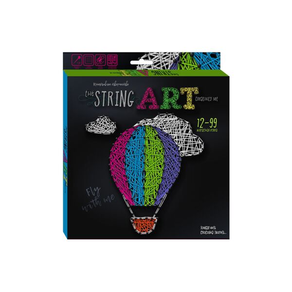 

Набор креативного творчества "STRING ART" укр., в кор. 23*23*2см (12шт)