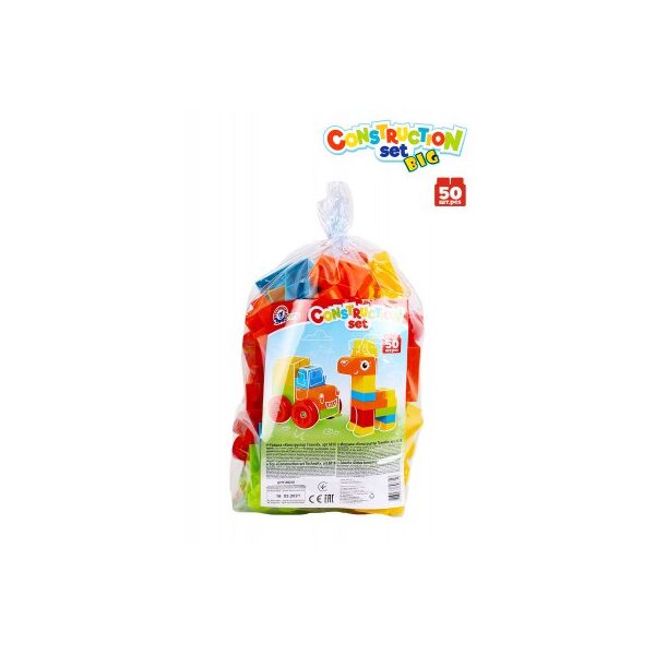 

Конструктор Construction set big, 50 дет., в пак. 35*20см, ТМ Технок, Украина (8шт)