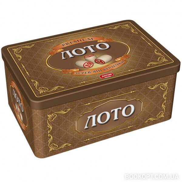 

Игра развивающая "Лото" XXL, в жестяной банке 22*17*11см, ARTOS Games, Украина