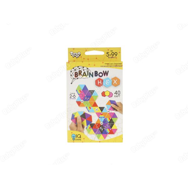 

Настольная развлекательная игра "Brainbow", в кор. 13*9*2см