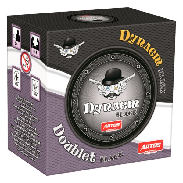 

Игра развивающая "Дуплет Black", в кор. 15*15*9см, ARTOS Games, Украина (10шт)