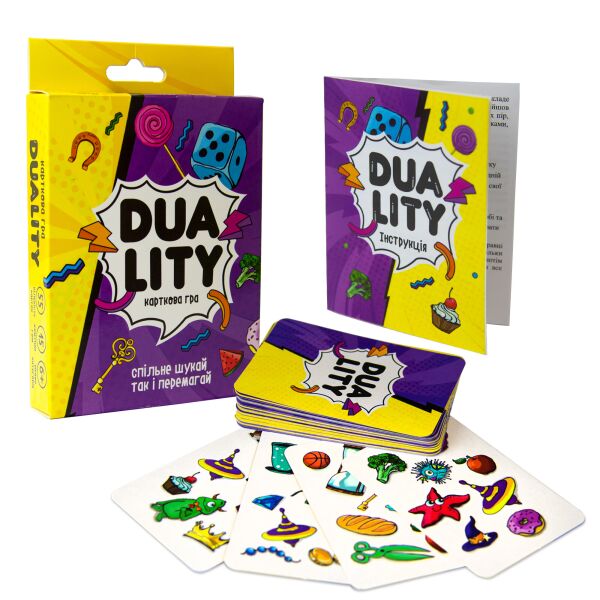 

Настольная игра "Duality", русский, в кор. 14,2*9,3*2,3см, ТМ Стратег, Украина (60шт)