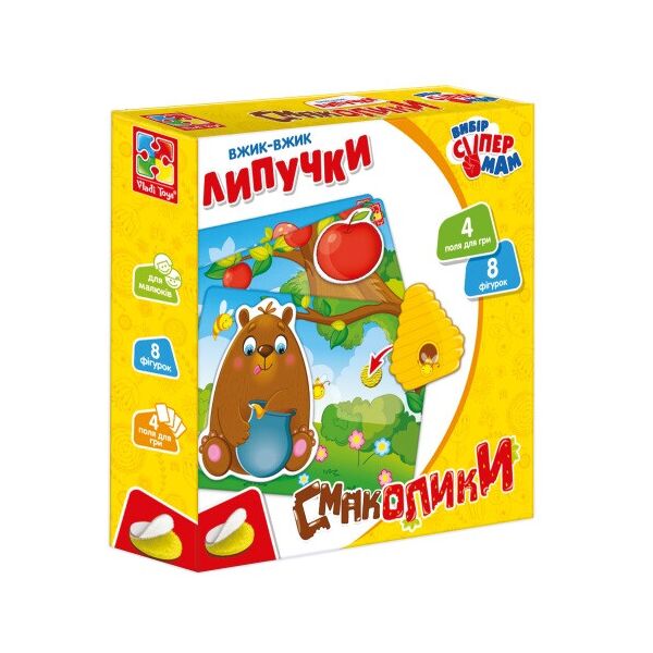 

Вжик-вжик Липучки «Вкусняшки» украинский, в кор. 19*4*19см, Украина, ТМ Влади Тойс (14)