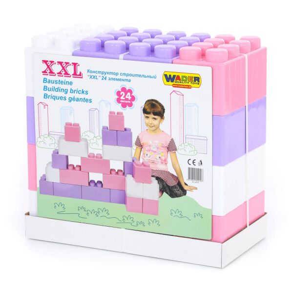 

Конструктор строительный "XXL", 24 элемента, 45*23*42см, ТМ Полесье (1шт)