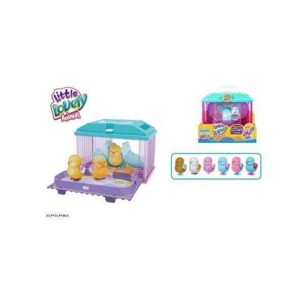 

Цыпленок Little Live Pets с домиком батар., муз., 6цв., в кор. 23,4*13,4*20,5см (36шт)
