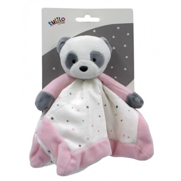 

Игрушка-обнимашка "Панда", розовая, 20см, на планш. 16*13см, ТМ Tulilo, Польша