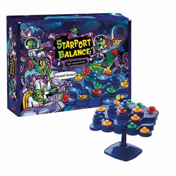 

Игра настольная "Starport Balance", укр., в кор. 24,7*18,2*5,5см, ТМ Стратег, Украина (11шт)