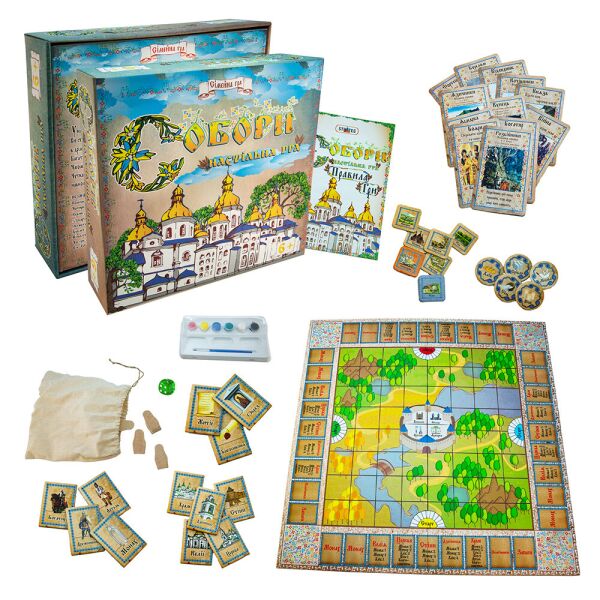 

Настольная игра "Собори", украинский, в кор. 30*30*7см, ТМ Стратег, Украина (7шт)