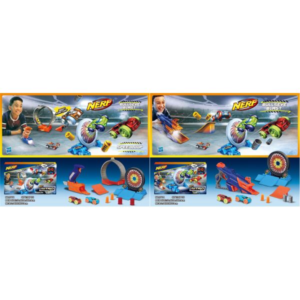 

Трек с пусковым устройством/бластером NERF NITRO 2в., кор. 52,6*6,3*30,5 (24шт)