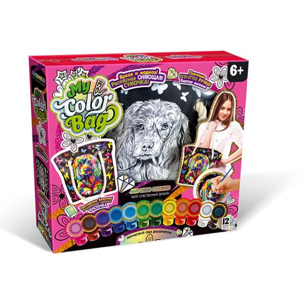 

Набор для творчества "My Color Bag", сумка-раскраска, в кор. 38*35*8см (5шт)