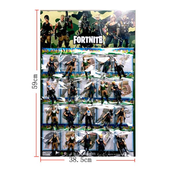 

Герои Fortnite, цена за 20шт на планшетке 59*38,5см (36уп по 20шт/2)