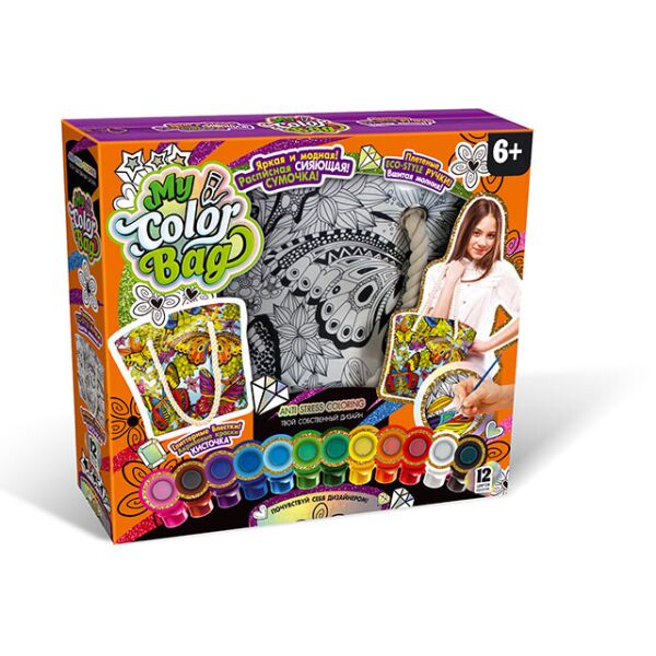 

Набор для творчества "My Color Bag", сумка-раскраска, в кор. 38*35*8см (5шт)