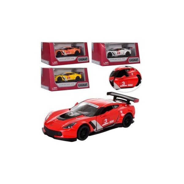 

Машина метал. "Kinsmart", "2016 Corvette C7.R Race Car", инерц., откр. двери, 4 цвета, в кор. 16*8*7,5см (96шт/4)